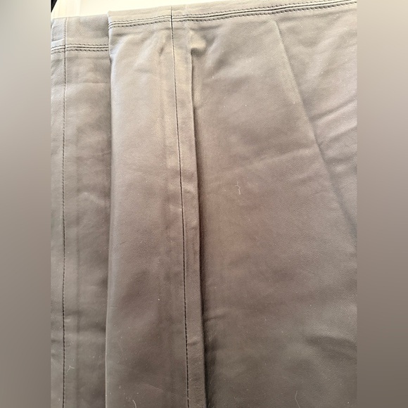 NWT La Ligne - Leather colby pants, size Large, in black nappa lamb leather - Picture 6 of 6